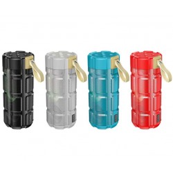 HC7 HOCO Безжичен високоговорител+LED "Pleasant спортен" - Червен