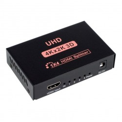 HDMI Сплитер 1x4 – 1 Вход към 4 Изхода, 4K Поддръжка