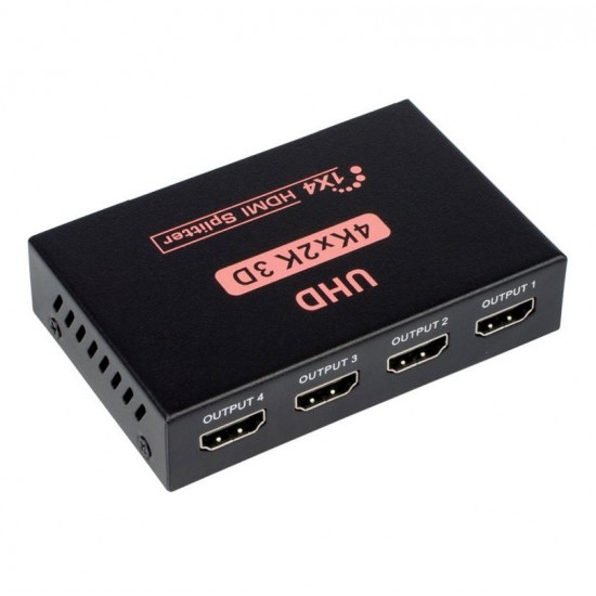 HDMI Сплитер 1x4 – 1 Вход към 4 Изхода, 4K Поддръжка