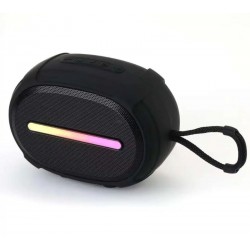Преносима Tонколона S033 , BT , USB, SD, FM, AUX LED RGB - ЧЕРВЕН