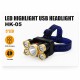 HK-05 LED челник LED, USB зареждане, 4 режима