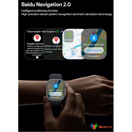 HK10 Ultra 3 Max Smartwatch Смарт Часовник 49mm Черен – 2.02" AMOLED дисплей
