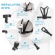 HL-26 Нагръден държач за телефон – Chest Mount Harness за POV заснемане с регулируеми презрамки