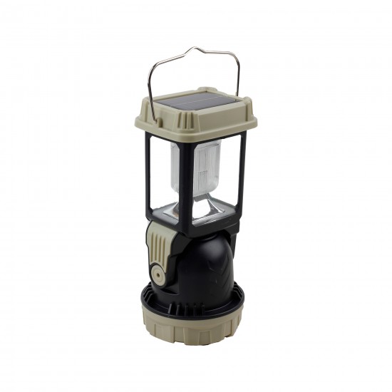 HW 1277-D LED фенер 2 в 1 със соларно зареждане и завъртане на 180° 
