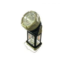 HW 1277-D LED фенер 2 в 1 със соларно зареждане и завъртане на 180° 