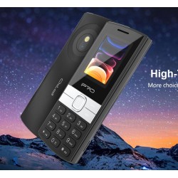 Мобилен телефон IPRO A12+БГ МЕНЮ /2G/32Mb+32MB/0.08MP/1.77 инча 600mAh/Фенер - Син