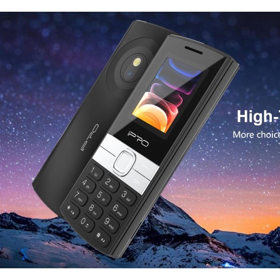 Мобилен телефон IPRO A12+БГ МЕНЮ /2G/32Mb+32MB/0.08MP/1.77 инча 600mAh/Фенер - Син