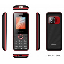 Мобилен телефон IPRO A30+БГ МЕНЮ /2G/32+64MB/1.77inch/0.08MP/600mAh/Dual Sim/Фенер - Черен