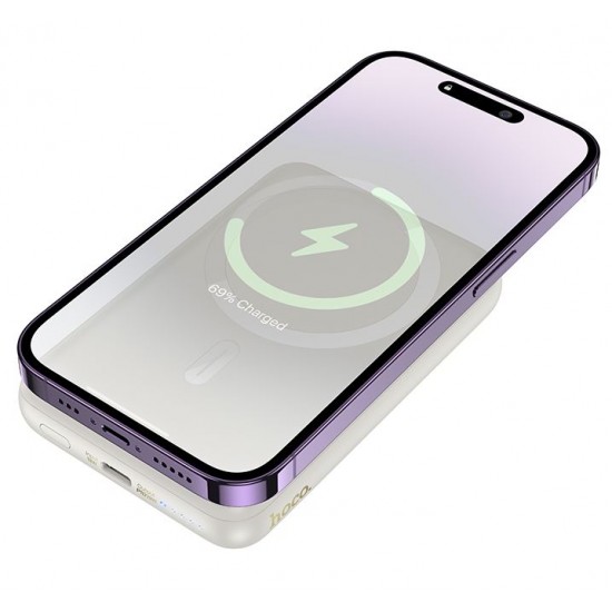 HOCO J141 Магнитна външна батерия 10,000mAh PD Type-C 20W  - Черен