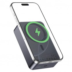 HOCO J160A Original Power Bank 10 000 mAh, PD20W, магнитно безжично зареждане 15W