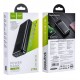 HOCO PowerBank “J72A Easy travel” 20,000mAh Micro-USB/Type-C вход и двоен USB2A изход+LED индикатор(Черен)