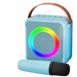 K1 Караоке Bluetooth колона с 1бр. микрофон  (син)