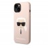 8058 Karl Lagerfeld iPhone 14 Pro Hardcase Backcover - Karl's Head - Magsafe Compatible - Pink