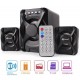 Тонколони KISONLI U-2500BT Bluetooth, 5W+3W*2, USB, Черен
