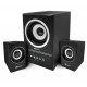 Тонколони KISONLI U-2700BT, Bluetooth, 5W+3W*2, USB, Черен