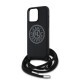 8962 KARL HC 3D RUBBER CROSSBODY CORD BLACK IP15 PRO