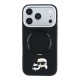 8656 KARL HC MAGSAFE IP18 PRO MAX BLACK PU W/RING STAND 360 KC HEADS PIN