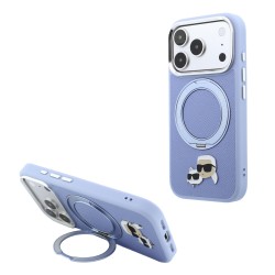 8601 KARL HC MAGSAFE IP18 PRO L. BLUE PU W/RING STAND 360 KC HEADS PIN
