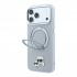 8694 KARL HC MAGSAFE IP18 PRO MAX GREY PU W/RING STAND 360 KC HEADS PIN