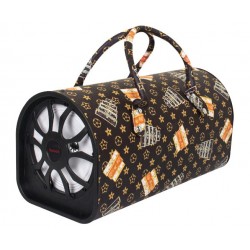 Преносима тонколона с дръжка TTD-601- Кафява шарка 400*200*200 блутут