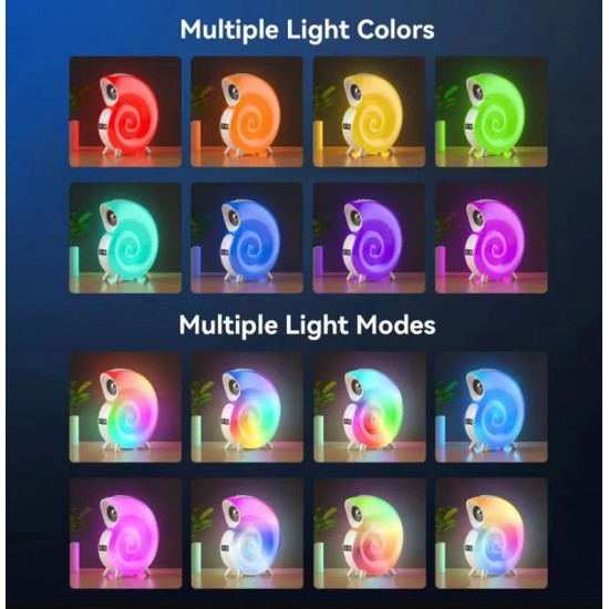 Bluetooth Тонколонка LED Лампа KP-553 (LED,FM, microSD,будилник)