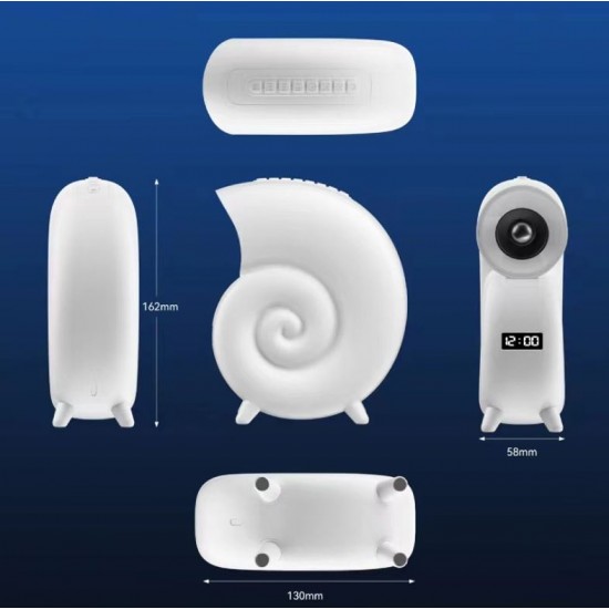 Bluetooth Тонколонка LED Лампа KP-553 (LED,FM, microSD,будилник)