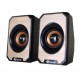 Тонколони KISONLI KS-04 2.0, 2x3W, USB захранване, 3.5mm стерео