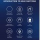 Ai-W07 Цветен LED RGB Bluetooth преносим високоговорител - Камуфлаж