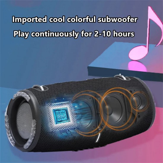Преносим Bluetooth високоговорител ZQS-L27 50W BASS - Черен