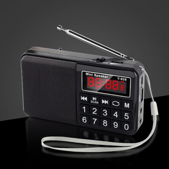 L668 Преносимо радио с Bluetooth колонка, FM радио, USB, TF карта и AUX