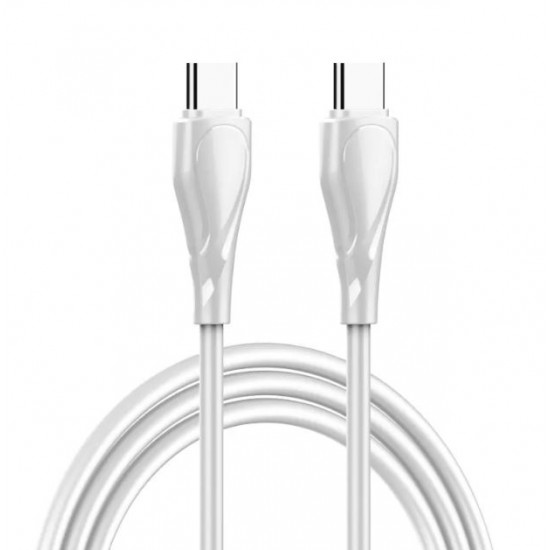 LDNIO Кабел LC611C PD 65W USB-C към USB-C 1M
