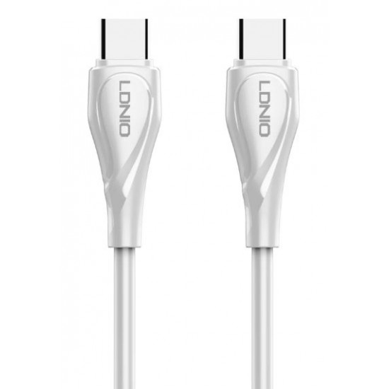 LDNIO Кабел LC611C PD 65W USB-C към USB-C 1M