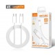 LDNIO Кабел LC902c 65W плетен iPh15series Type-C към Type-C 2M