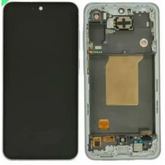 LCD Дисплей с тъчскрийн за Samsung A55 5G A556B+РАМКА 