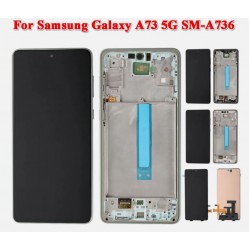LCD Дисплей с тъчскрийн за Samsung A73 5G SM-A736B +Рамка OLED 