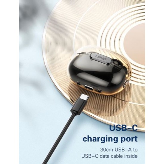Слушалки T02 LDNIO TWS HD Audio BT Earbuds BT5.3 - Бял