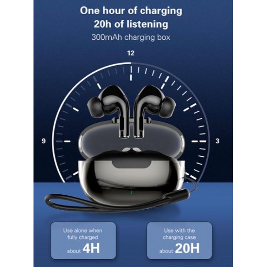 Слушалки T02 LDNIO TWS HD Audio BT Earbuds BT5.3 - Бял