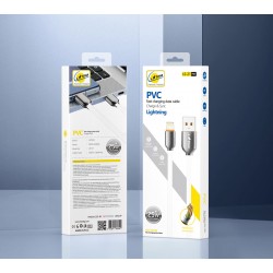 L✮Star LS-21 Кабел за Телефон 25W Fast USB към Lightning - Бял