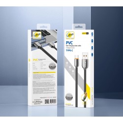 L✮Star LS-21 Кабел за Телефон 25W Fast USB към Type-C - Черен