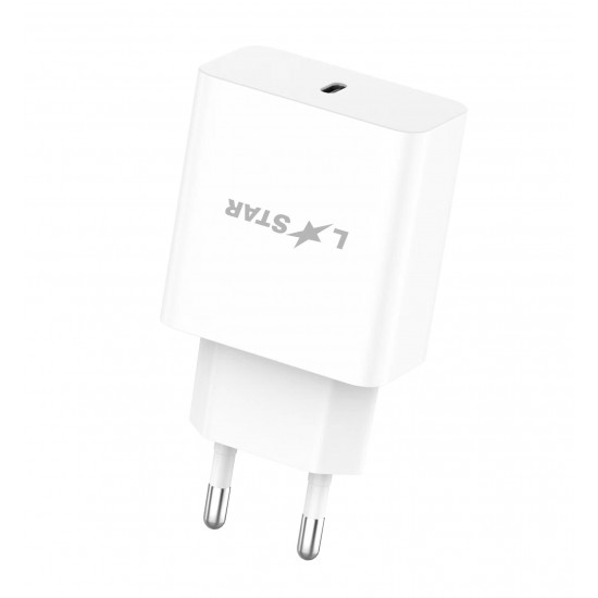 L✮Star Адаптер 45W SuperFast LS45 USB-C изх. - Бял
