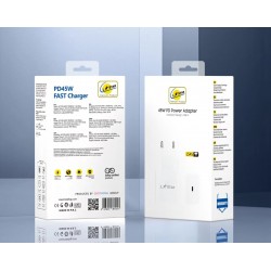L✮Star Адаптер 45W SuperFast LS45 USB-C изх. - Бял
