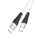 L✮Star LS-232 100W Плетен Кабел Fast Type-C към Type-C 2M - Бял