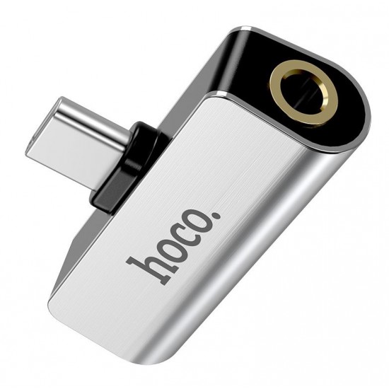 Преходник LS26 HOCO USB-C към USB-C+3.5mm 