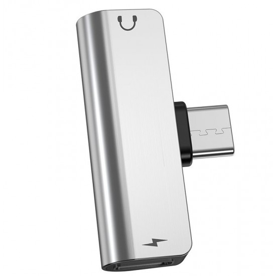 Преходник LS26 HOCO USB-C към USB-C+3.5mm 