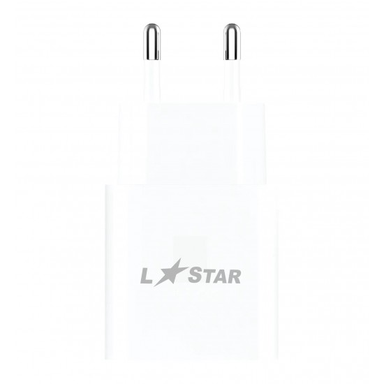 L✮Star 25W 2в1 LS46 изх.USB-C PD Fast с кабел USB-C към USB-C