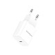 LINKSTAR LS-48 25W USB-C PD бързо зарядно Type-C към Type-C - Бял
