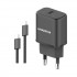 LINKSTAR LS-48 25W USB-C PD бързо зарядно Type-C към Type-C - Черен