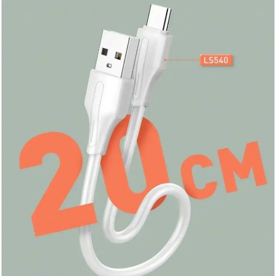 LDNIO Кабел LS540 2.4A Efficiency USB към Type-C 0.2M
