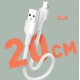 LDNIO Кабел LS540 2.4A Efficiency USB към Type-C 0.2M