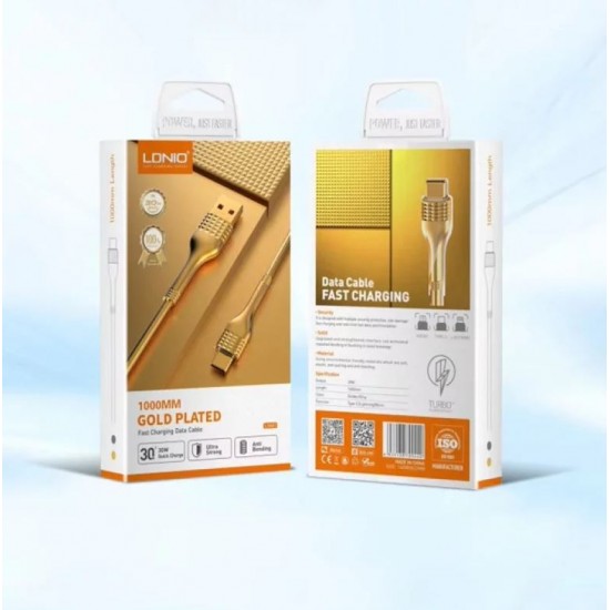 LDNIO Кабел LS651 30W TPE USB към Type-C 1M